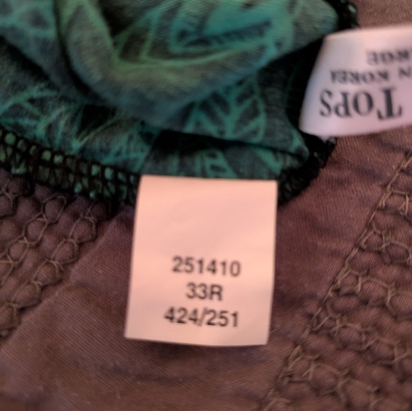 VS Green and Black Bra Tops Halter Dress L - Picture 9 of 14